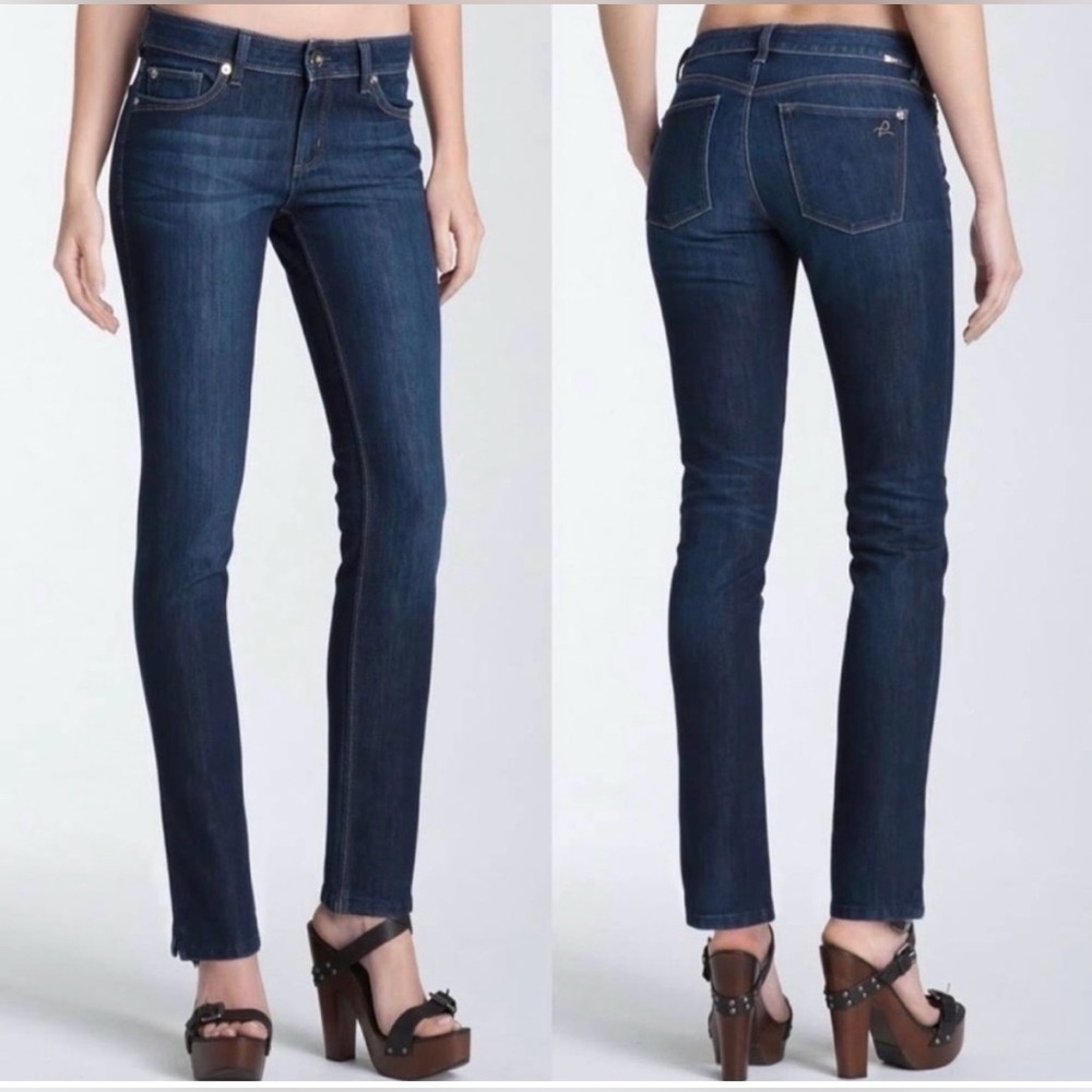 DL1961 Angel Ankle Skinny Jeans – Oslo Wash, Size 28, Mid-Rise EUC